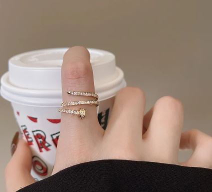 Spiral Nail Ring