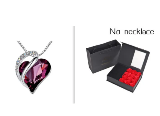 Heart-Shaped Pendant Necklace