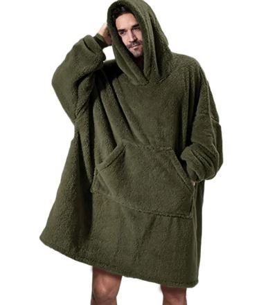Ultra Cozy Double-Sided Fleece Wearable Blanket
