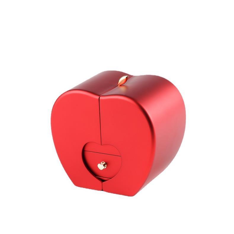 Double-Open Eternal Flower Jewelry Box for Christmas