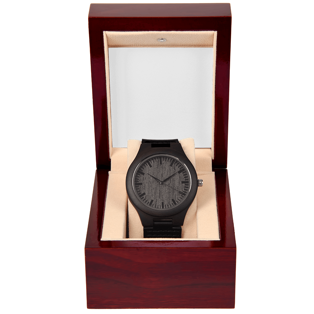 For the Man Who Deserves More Than Just Another Gift — Handcrafted Sandalwood Watch in Luxury Gift Box