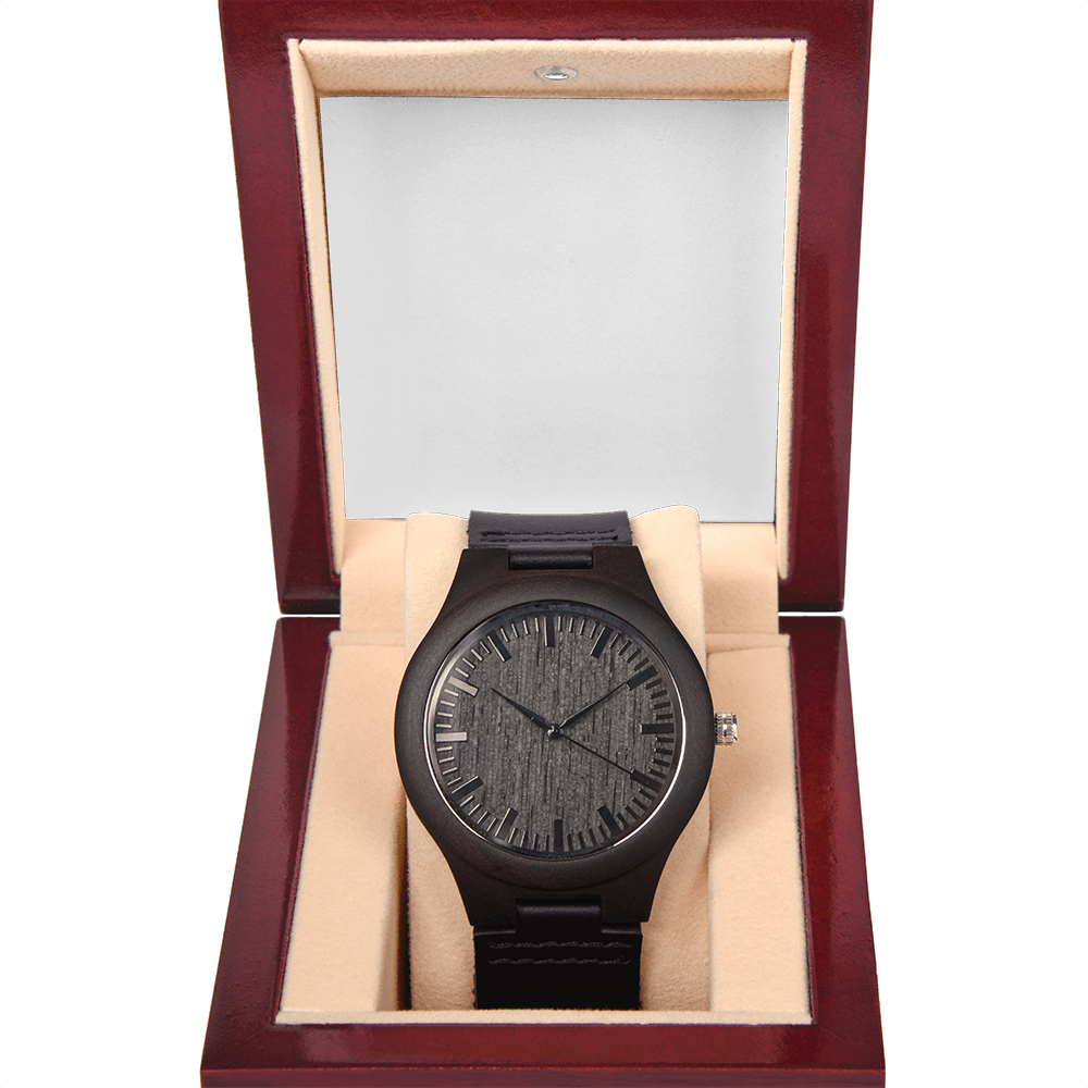 For the Man Who Deserves More Than Just Another Gift — Handcrafted Sandalwood Watch in Luxury Gift Box